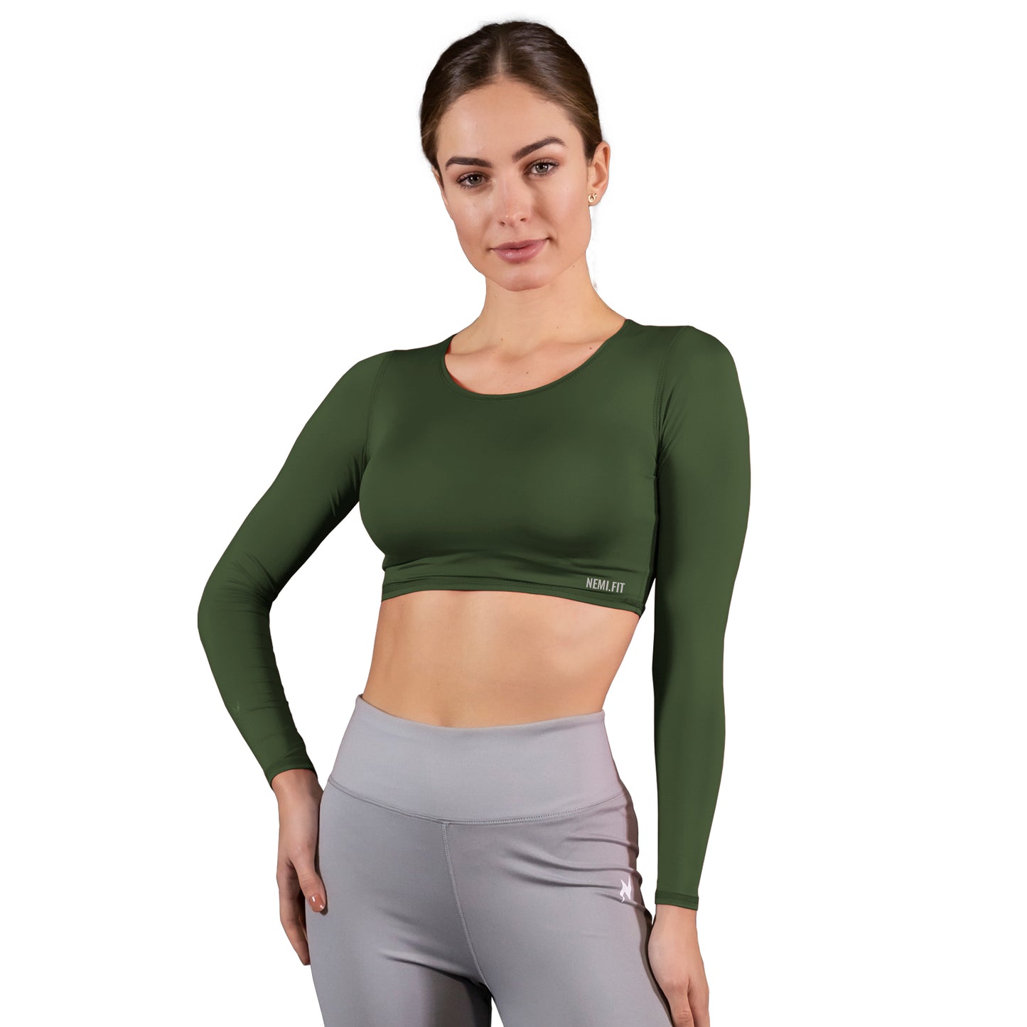 Crop Top Long Sleeve Woman