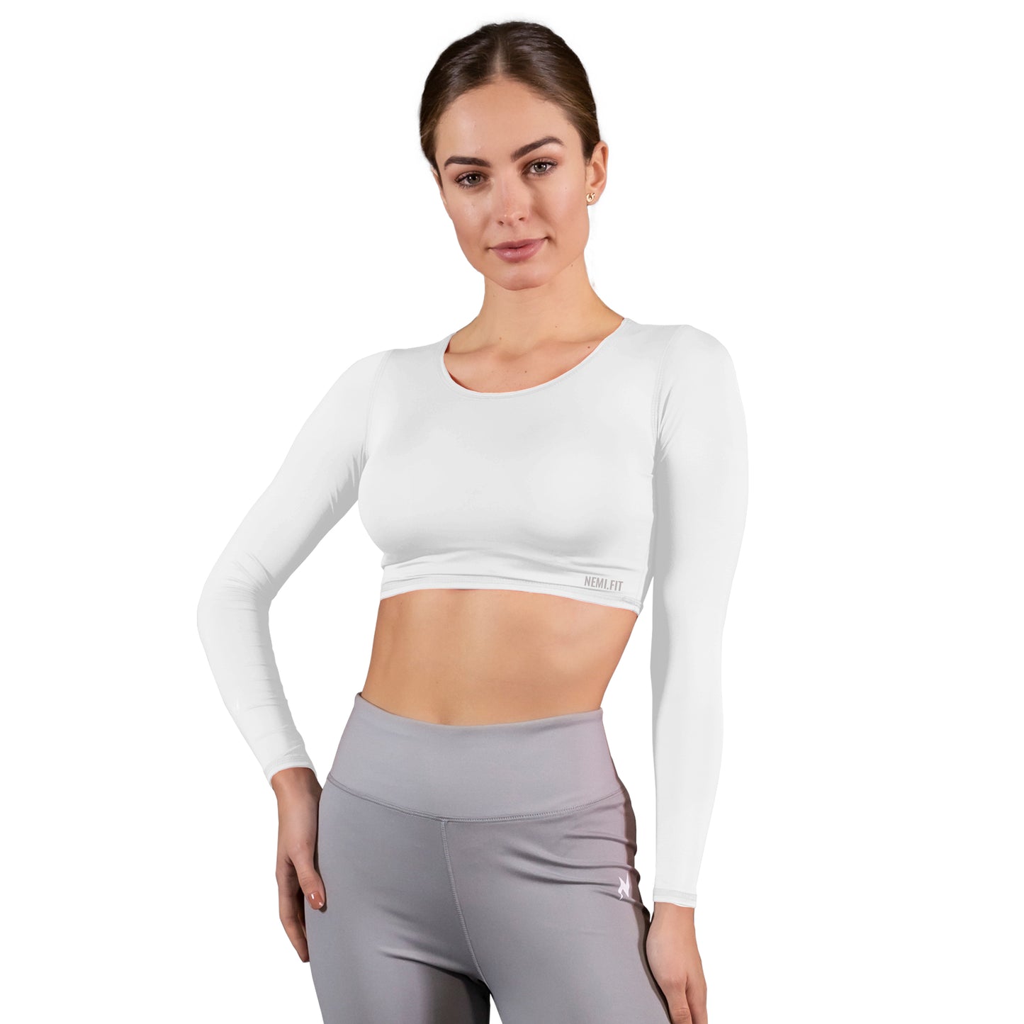 Crop Top Long Sleeve Woman