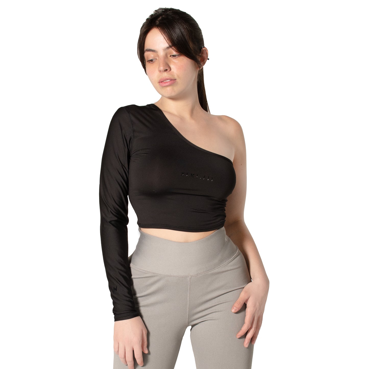 Crop Top One Sleeve Woman