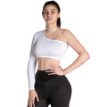 Crop Top One Sleeve Woman