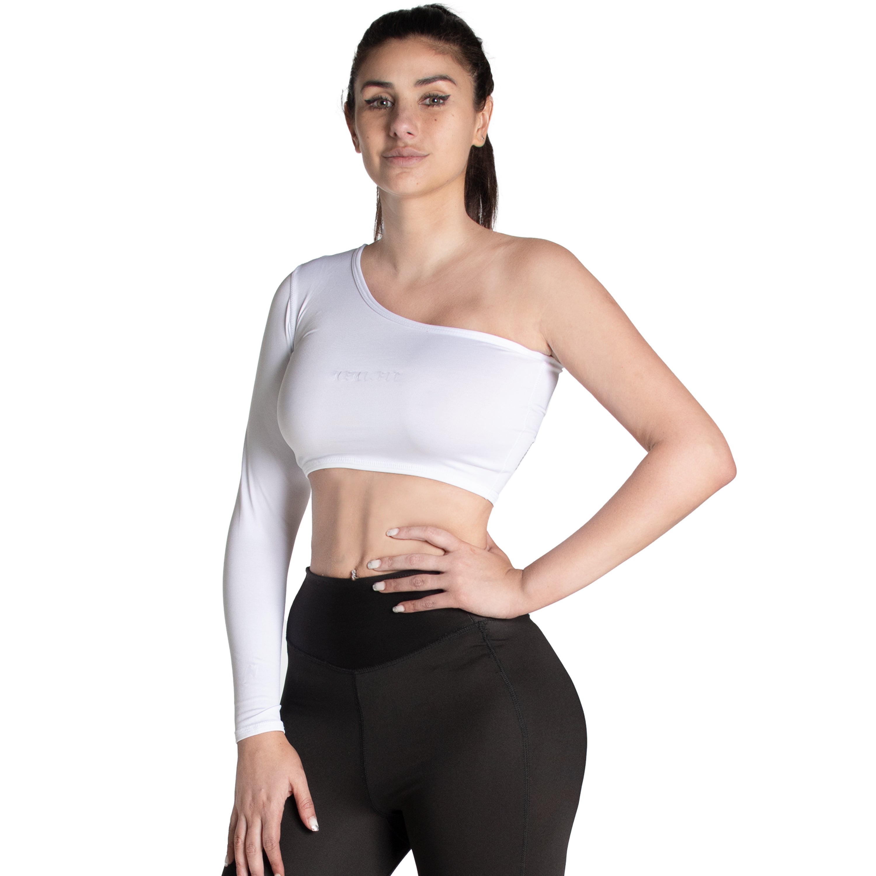Crop Top One Sleeve Woman